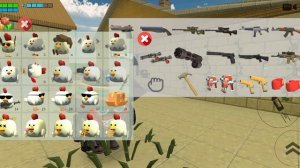 Как сделать четыре руки в Chicken Gun