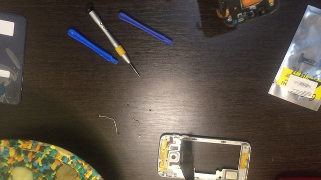 Samsung S6 Edge замена разьема зарядки часть1