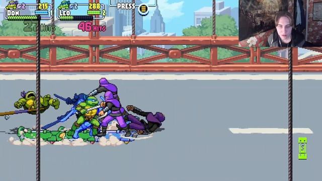 Teenage Mutant Ninja Turtles: Shredder's Revenge #1 - прыжок в прошлое, Coop C Deadgo