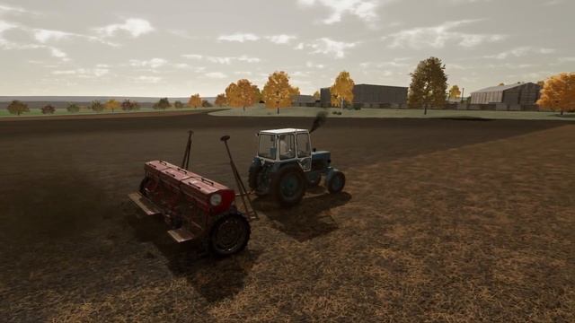 FS 22 Дискуем заброшенные поля на Т 150К и МТЗ 1221. Подготов смотреть онлайн