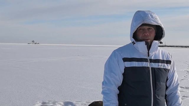 Остров на Онежском озере/Гуляем...#онежскоеозеро #зима2 смотреть онлайн