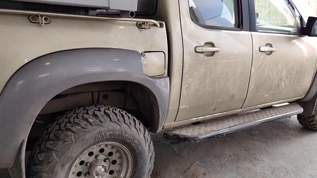 Установка усиленных рессор на Мазда БТ-50 с жилым модул