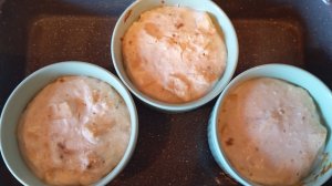 Творожная запеканка с яблоком  и бананом,без сахара!