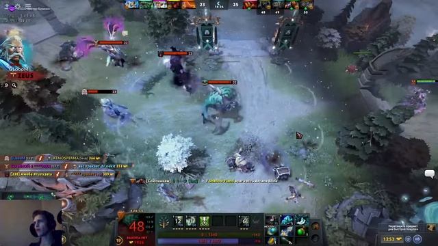 Турбо дота, попа горит