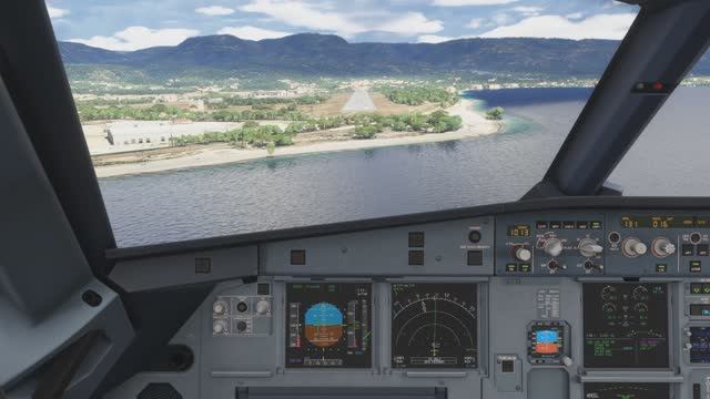 MICROSOFT FLIGHT SIMULATOR 2024. Landing in Reggio Calabria. Точная посадка. смотреть онлайн