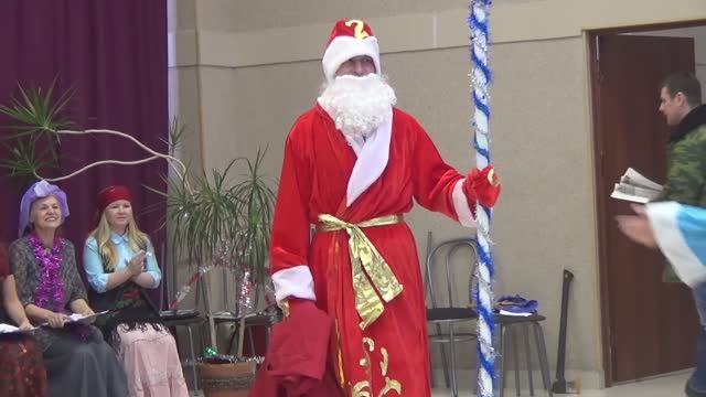 Новогодний утренник в доме престарелых.Вологда.Грязовкц.2018.
