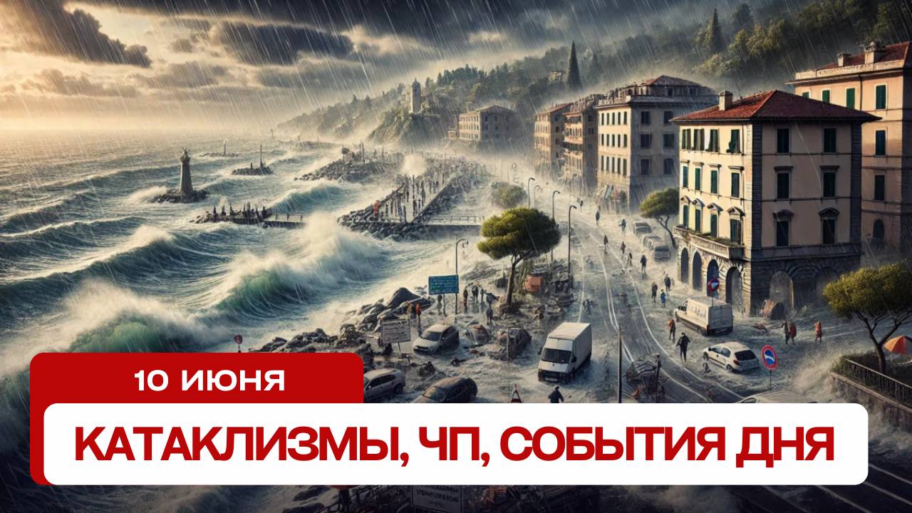 Катаклизмы за день 10.06.2025. Новости, ЧП, события дня смотреть онлайн