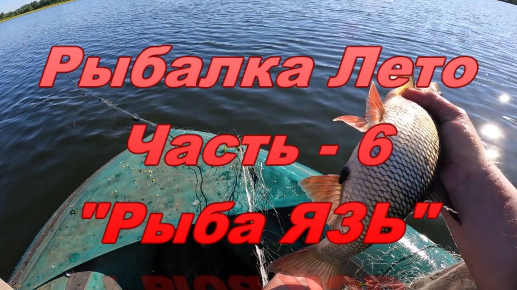 Рыбалка Лето. Часть - 6. "Рыба ЯЗЬ". смотреть онлайн