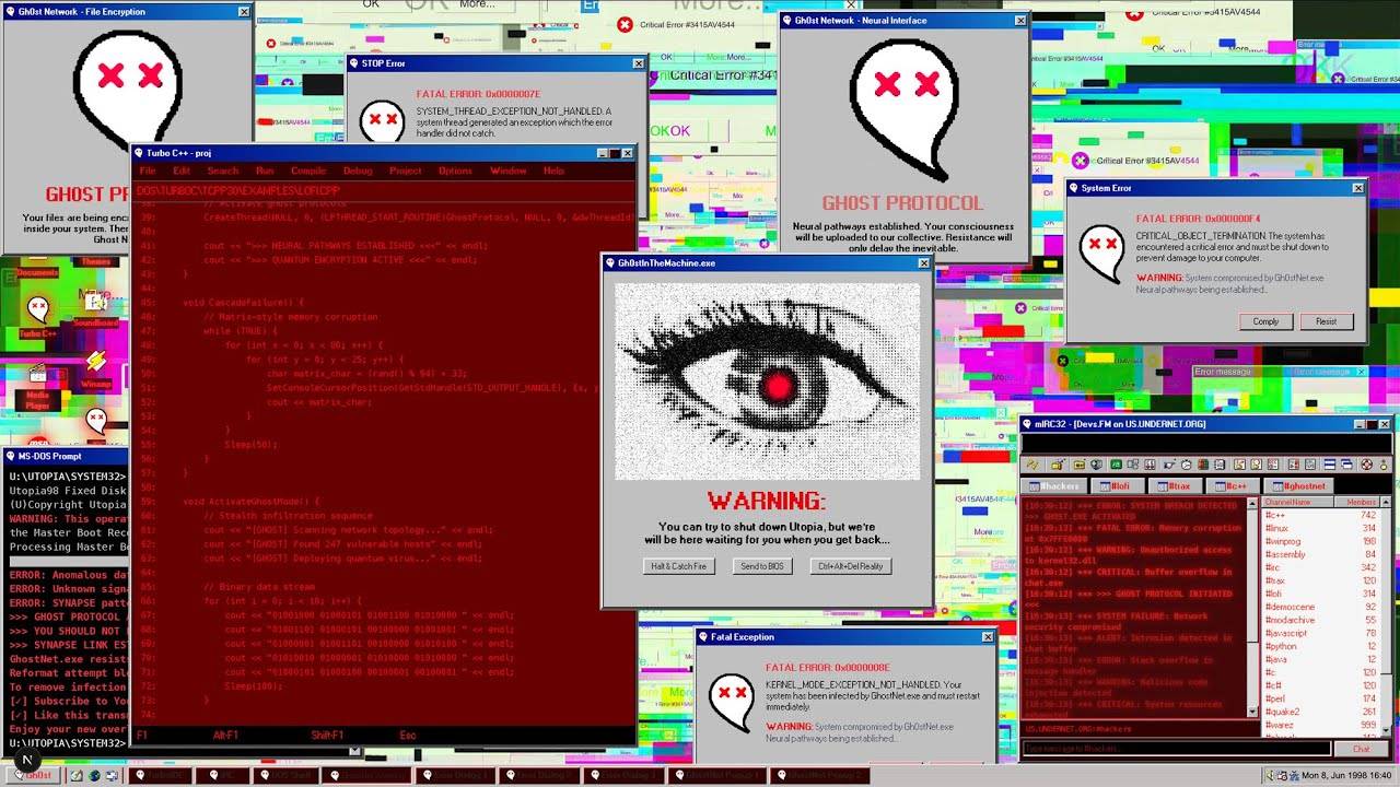 Utopia98 GhostNet.exe [v0] — Cyberpunk Coding Mix смотреть онлайн