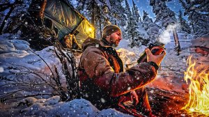 3 ДНЯ ОДИН В ГОРНОЙ ТАЙГЕ БЕЗ ПАЛАТКИ! ОХОТА на РЫСЬ! СОЛО ВЫЖИВАНИЕ в ГОРАХ