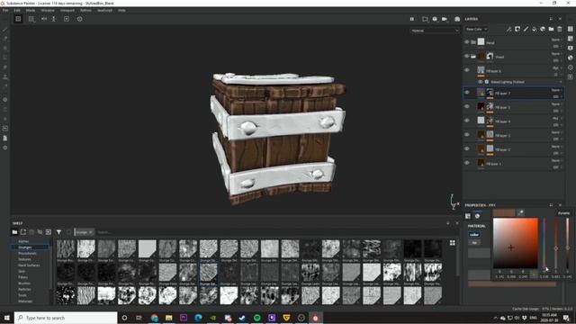 Level 2- How to quickly Texture Simple Assets - Stylized Station's Crafting Hall