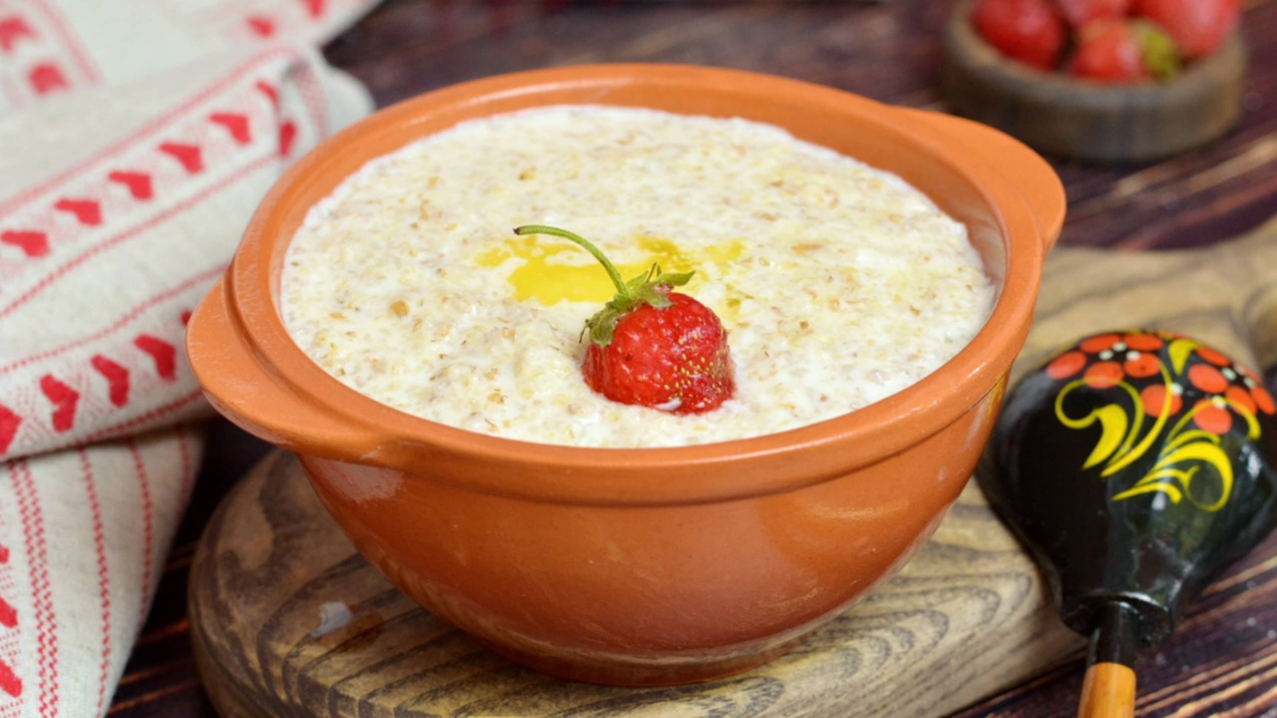 Густая пшеничная каша на молоке в мультиварке - кладезь энергии и пользы в одной тарелке смотреть онлайн