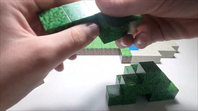 примеры построек для магнитного конструктора Minecraft 🟩