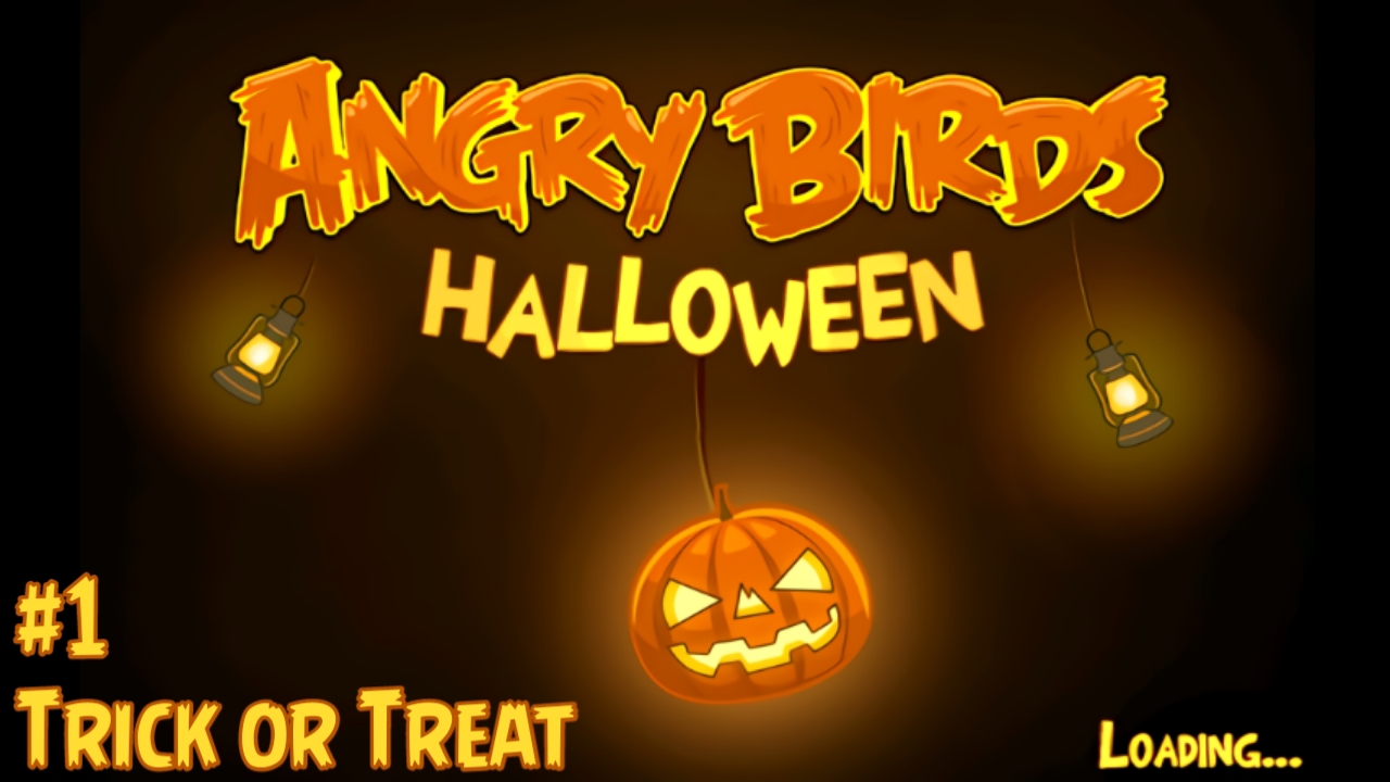 Прохождение Игры Angry Birds Halloween (Seasons) #1 - Trick or Treat