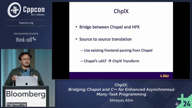 Lightning Talk: Chplx - Bridging Chapel and C++ for Enhanced Asynchronous Many-Task Programming смотреть онлайн