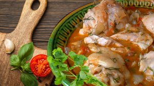 📌 Чахохбили из курицы. Простой и быстрый рецепт