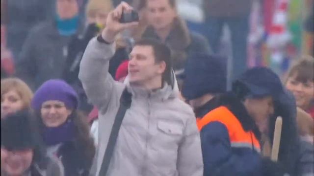 Нереально классный flashmob на Воробьевых горах