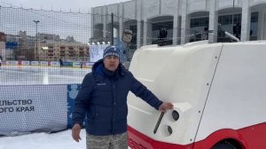 Новый российский ледозаливочный комбайн ЛК2200 Орбита (Россия)