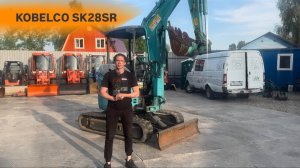 Обзор мини-экскаватора из Японии Kobelco SK28SR