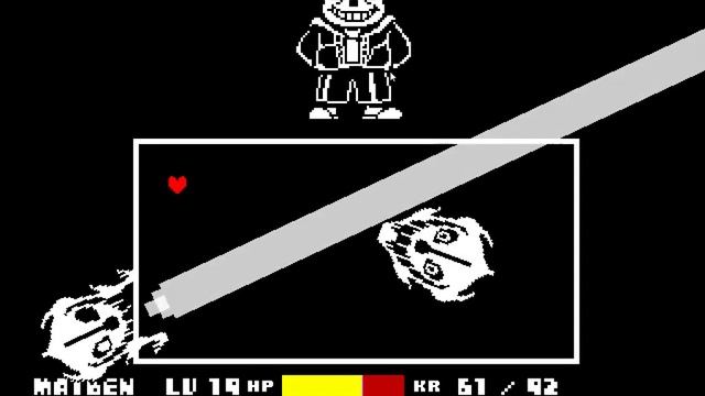 UNDERTALE Моя битва с Сансом смотреть онлайн