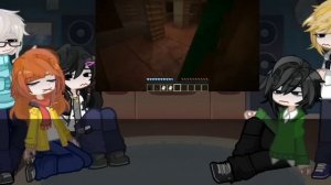 Реакция Блогер-хауса на " Майнкрафт но мы сбегаем от ст