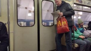 поездка по Лахтинско-Правобережной линии метро СПБ от