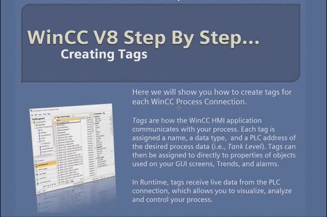 WinCC v8.0 Step By Step 4 Create Tags under S7 PLC Connection Learn SCADA Programming #winccguru смотреть онлайн