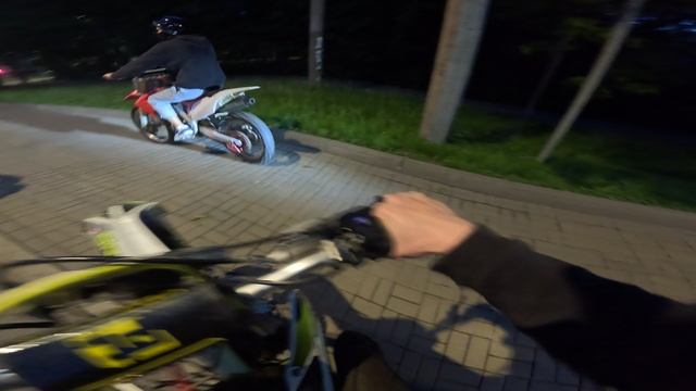 KIll Street FZM 2025. Стант по улицам питера. Погоня ДПС за Kawasaki Kx112.