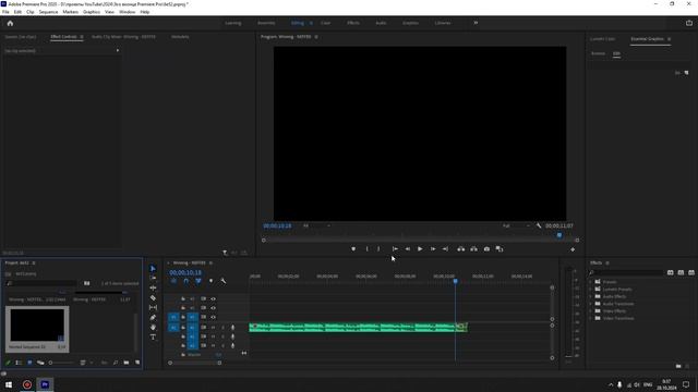 Как добавить Эхо в Premiere Pro tutorial - echo reverb обработка звука смотреть онлайн