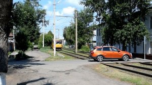 Трамвай Tatra T6B5SU-1026. Уступи дорогу трамваю!