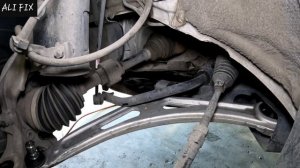 замена рычага управления и шарового шарнира ... hyundai sonat