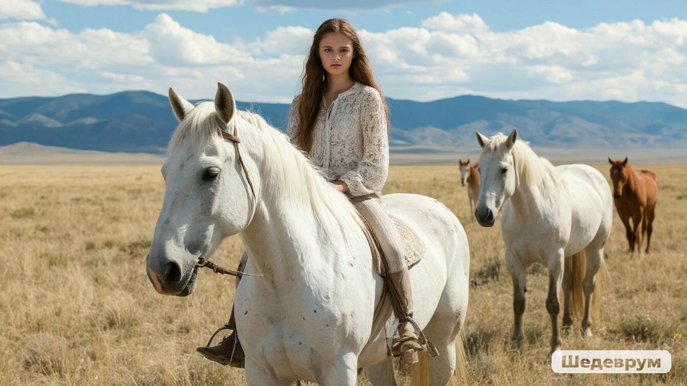 Белые дикие кони. 
В.Кузьмин
