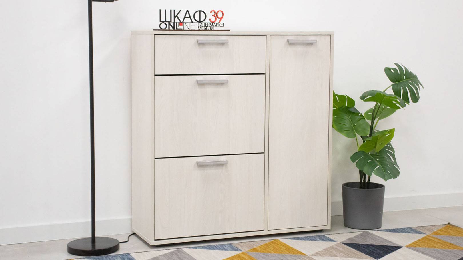 Дели 4 Тумба для обуви (Дуб анкор светлый) смотреть онлайн