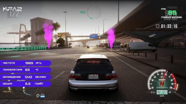 KFA2 X GeForce RTX 3050 Black | CarX Street | 1080p (Full HD) разрешение смотреть онлайн