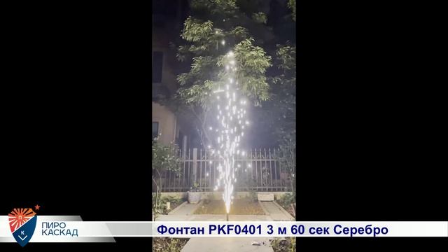 Фонтан PKF0401 3 м. 60 сек. Серебро смотреть онлайн