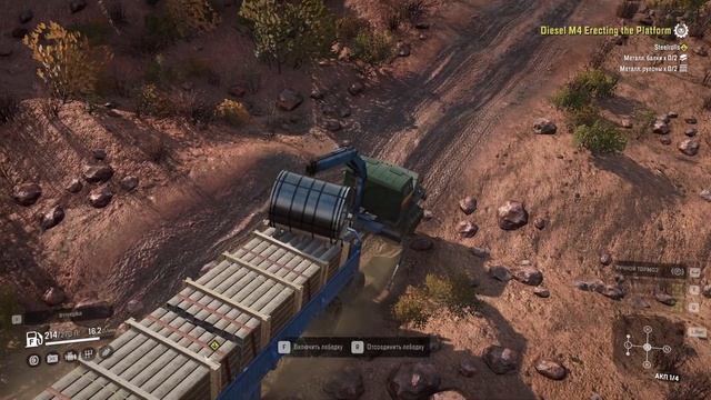 SnowRunner - Прохождение карты ( Red Canyon ) North America #14 смотреть онлайн
