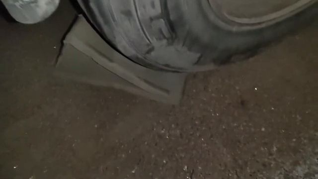 Проверка машины перед выездом, ось прицепа поменяли о?