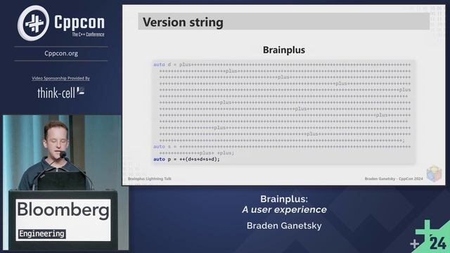 Lightning Talk: Brainplus Expression Template Parser Combinator C++ Library: A User Experience смотреть онлайн