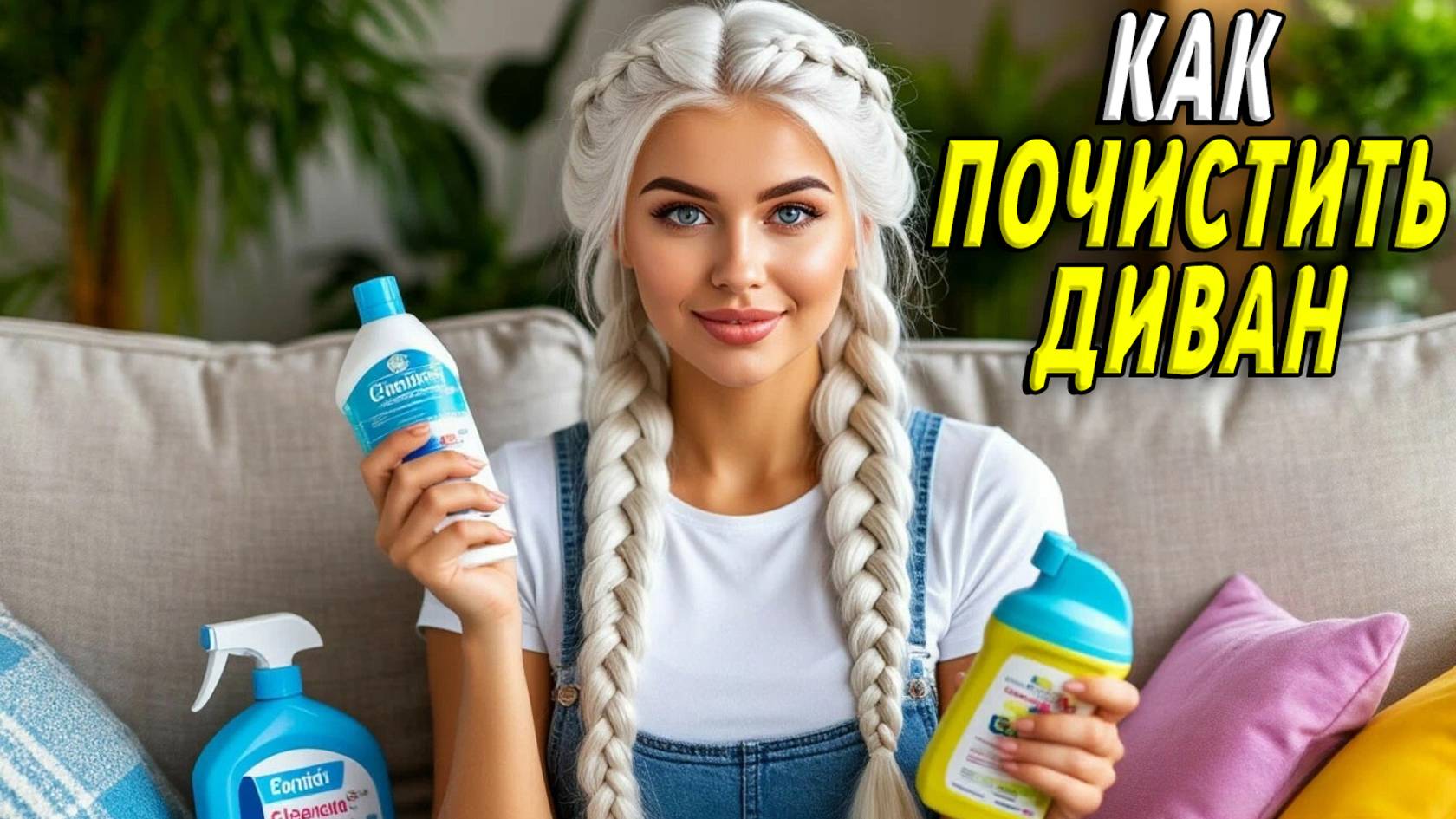Как почистить диван