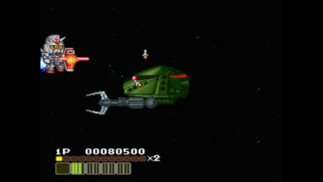 Super Nintendo (Snes) 16-bit SD Kidou Senshi Gundam - V Sakusen Shidou Stage 5 Прохождение