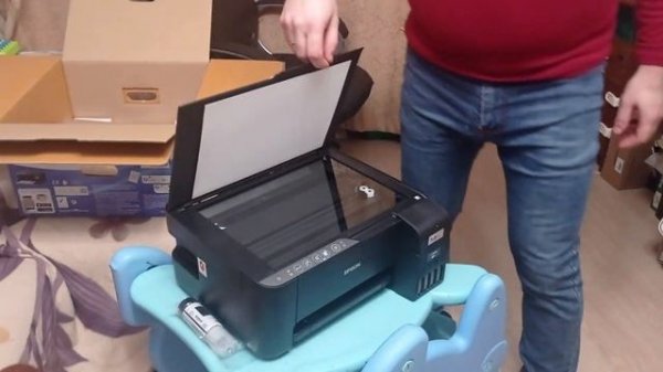 Распаковка — МФУ Epson L3250
