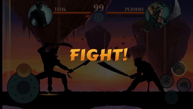 Shadow fight 2 | Лунный сет Vs Ронин | Эдит Shadow Fight смотреть онлайн