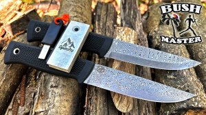 Нож Урман со спусками конвекс против сканди. Ножи для леса