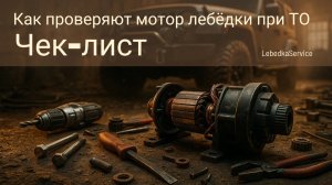 Полная проверка мотора лебёдки — шаг за шагом