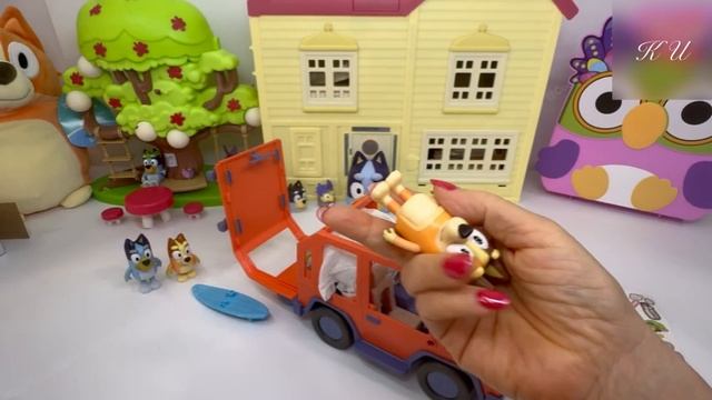 РАСПАКОВКА ИГРУШЕК - коллекция игрушек BLUEY Toys, распаковка и обзор