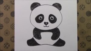 Как нарисовать очень легкую милую панду шаг за шагом карандашом