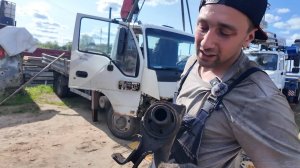 ISUZU. Замена торсиона кабины.