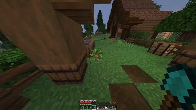 Выживаем с другом в Minecraft 1000 дней Обустраиваем деревню смотреть онлайн