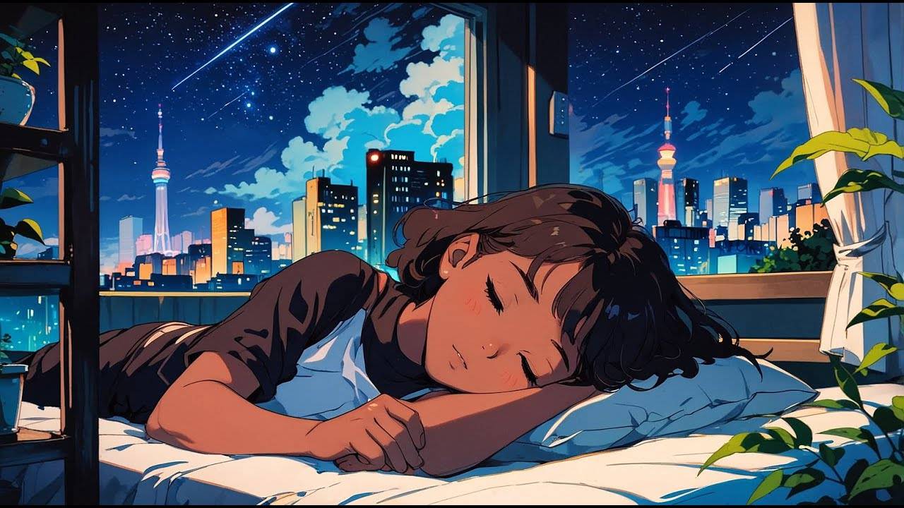 ApexZenZenith Lofi Radio — Shooting Stars ⭐🌃🎵 смотреть онлайн