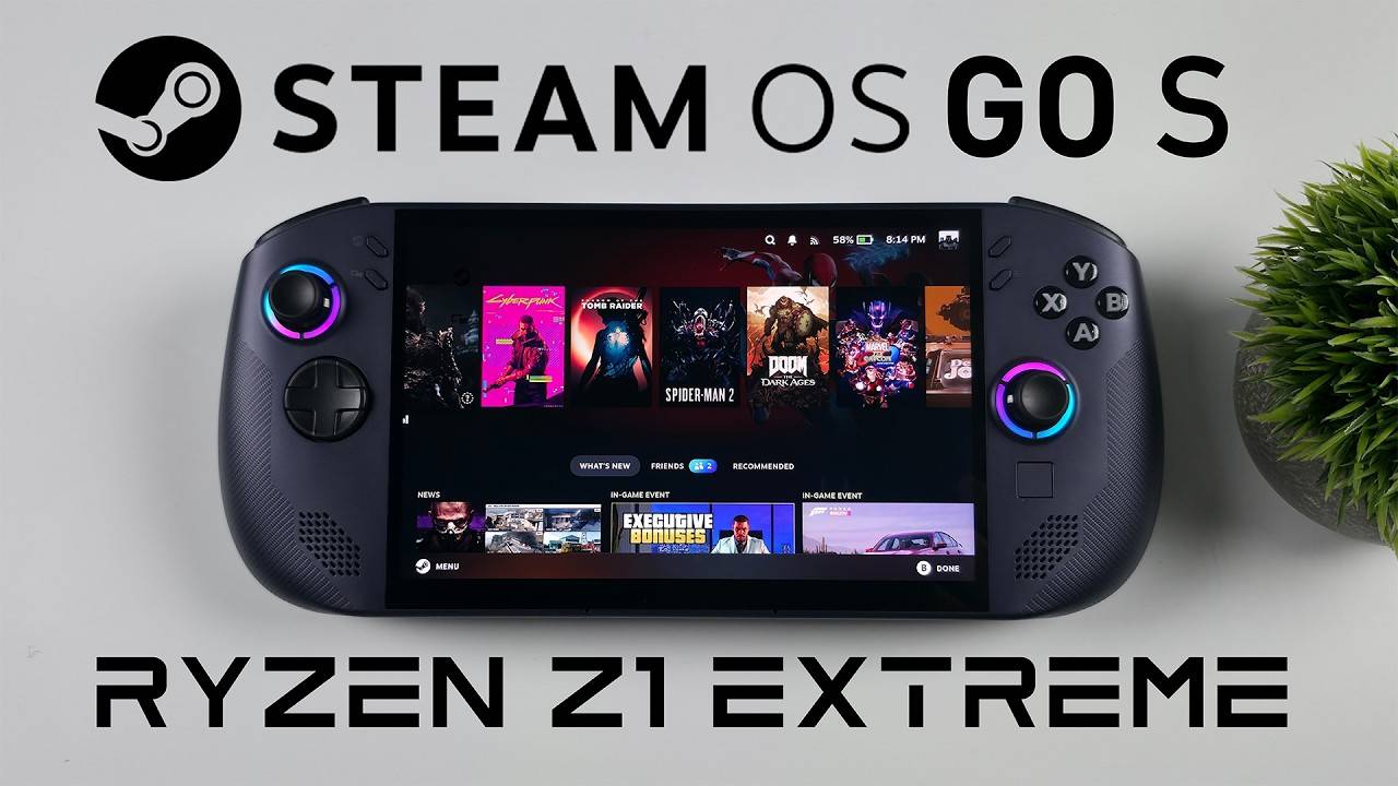 SteamOS Legion GO S Ryzen Z1 Extreme! The Future Of Handheld Gaming смотреть онлайн